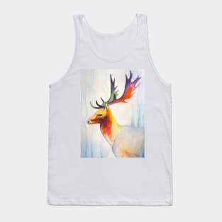 half-face deer Tank Top